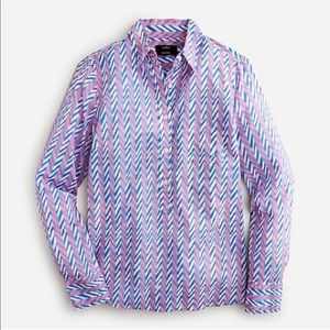 J.Crew Classic popover shirt in chevron